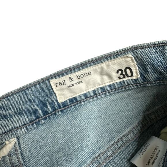 RAG & BONE Andi High Rise Ankle Wide Leg Jeans Bloomfield Women's Size 30 - Picture 6 of 11